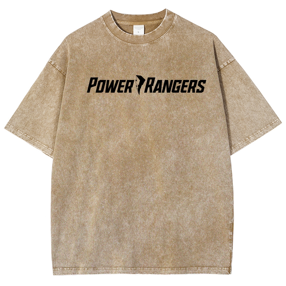 Power Rangers Unisex Fit Washed T-Shirt 2601017174