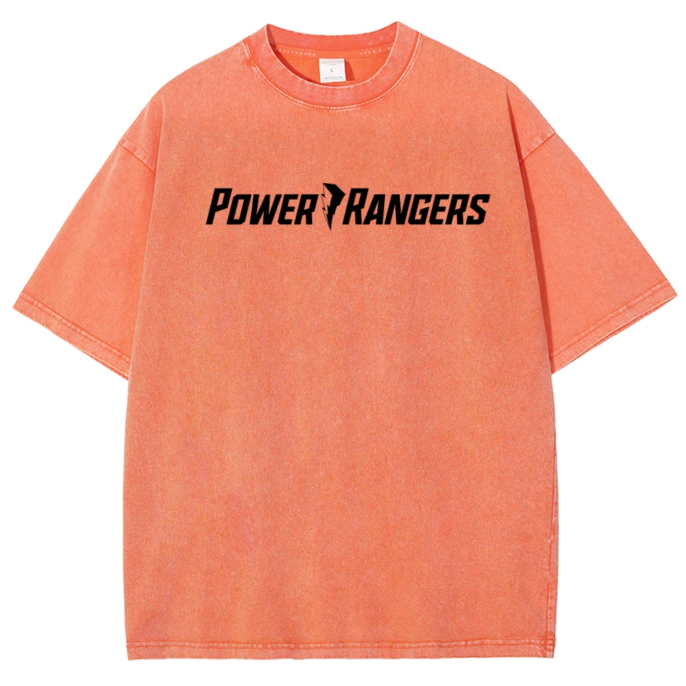Power Rangers Unisex Fit Washed T-Shirt 2601017174