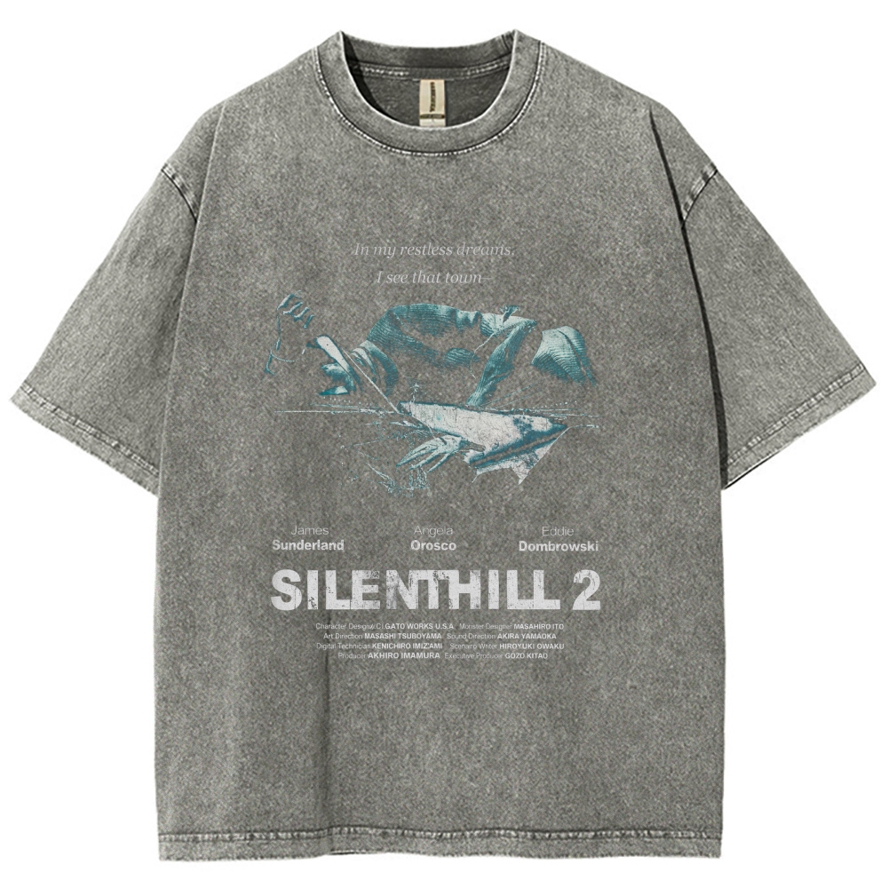 Silent Hill Unisex Fit Washed T-Shirt 2601017188