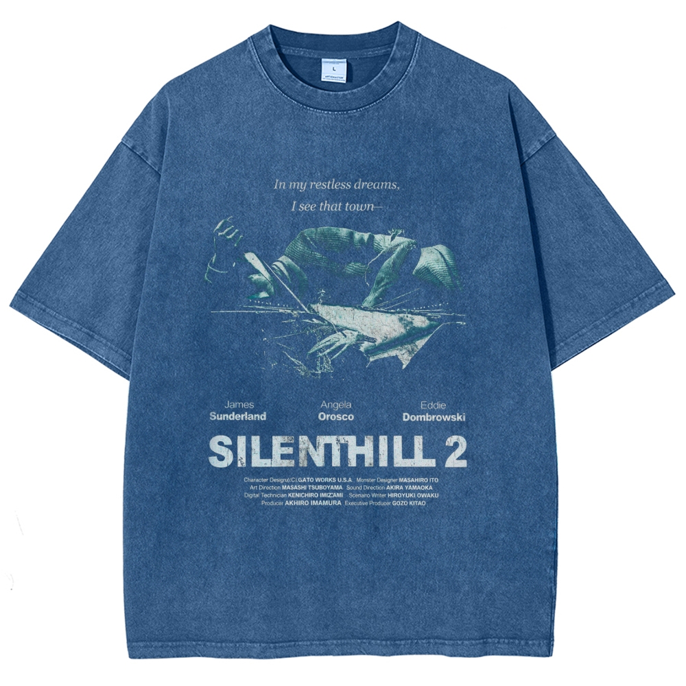 Silent Hill Unisex Fit Washed T-Shirt 2601017188