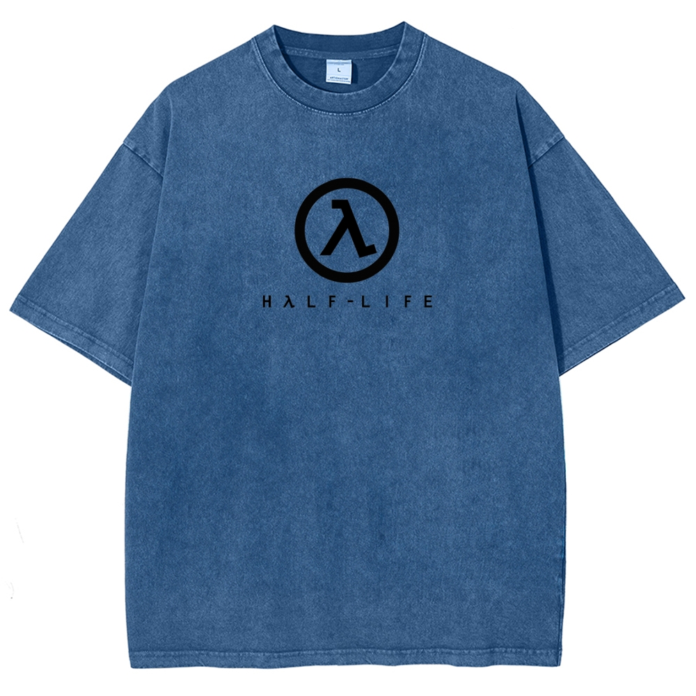 Half Life Unisex Fit Washed T-Shirt 2601017485