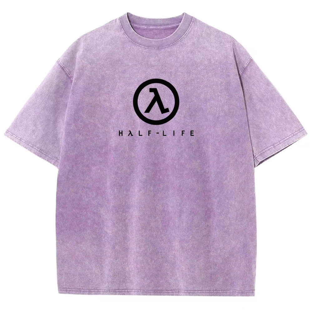 Half Life Unisex Fit Washed T-Shirt 2601017485