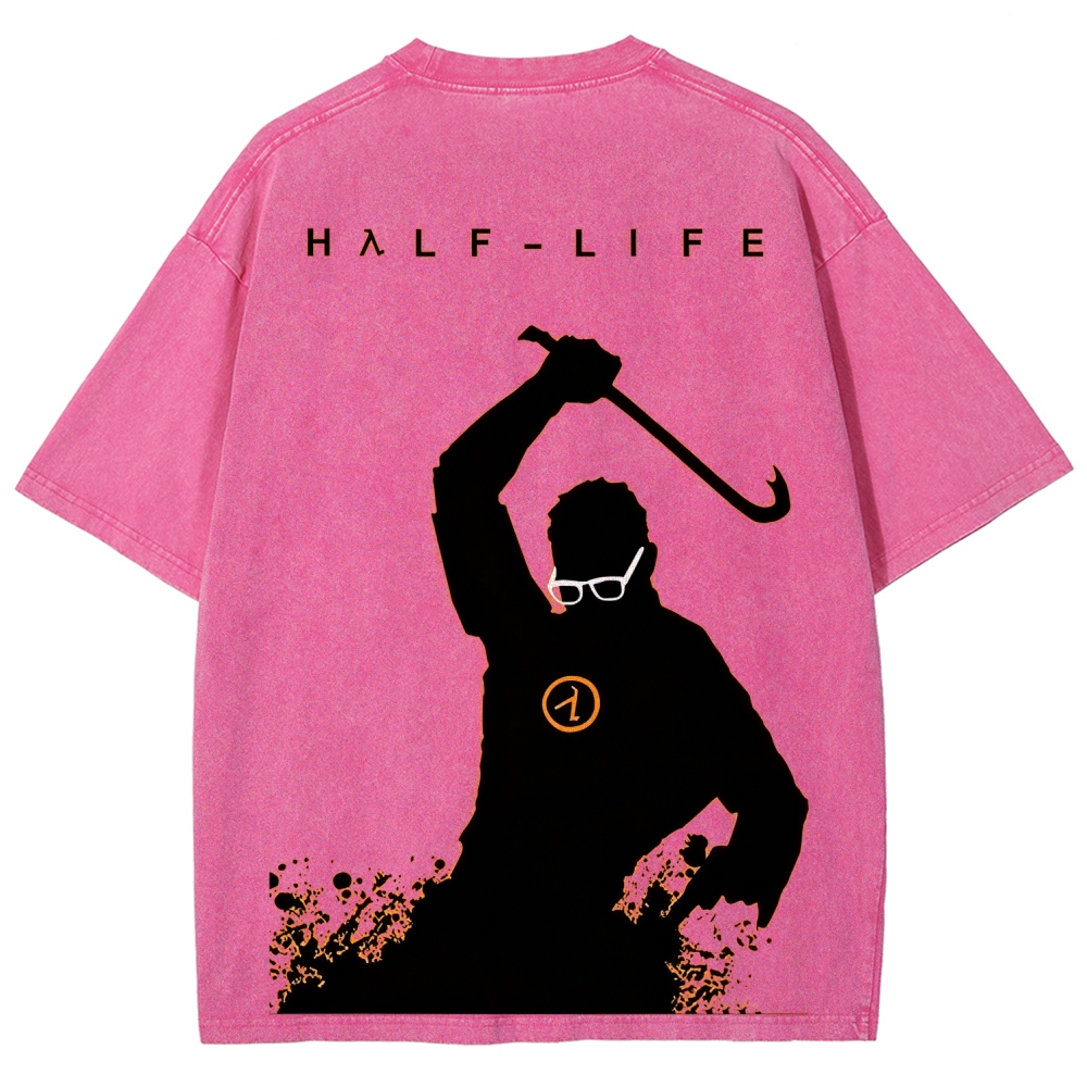Half Life Unisex Fit Washed T-Shirt 2601017485