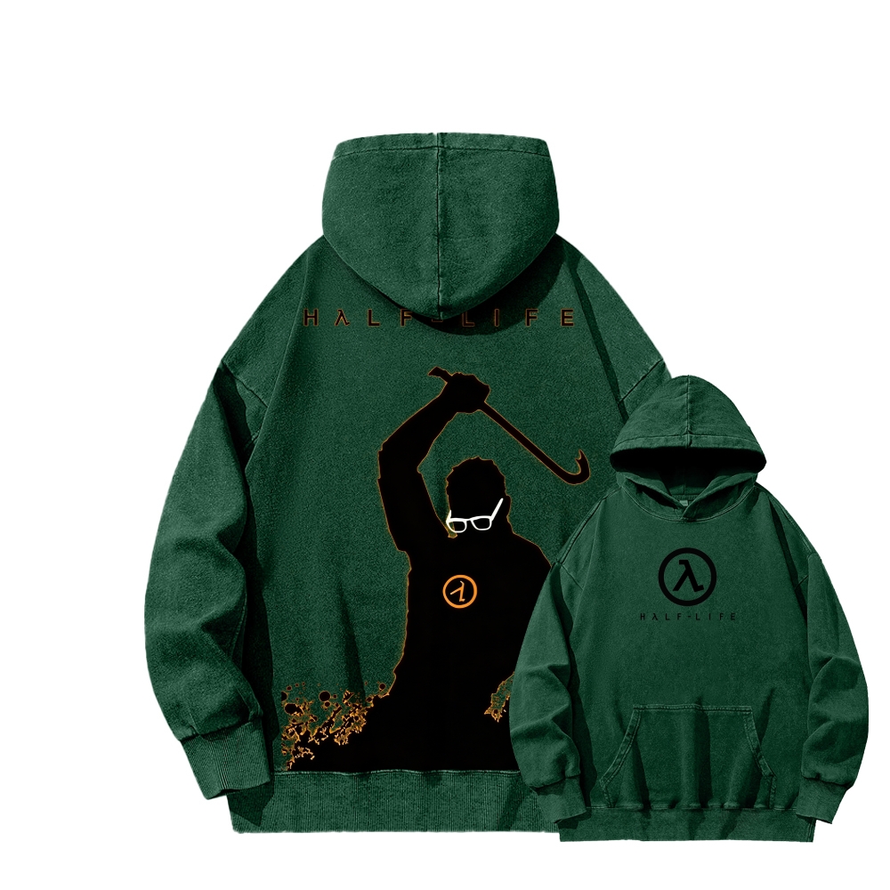 Half Life Unisex Washed Hoodie 2601017487
