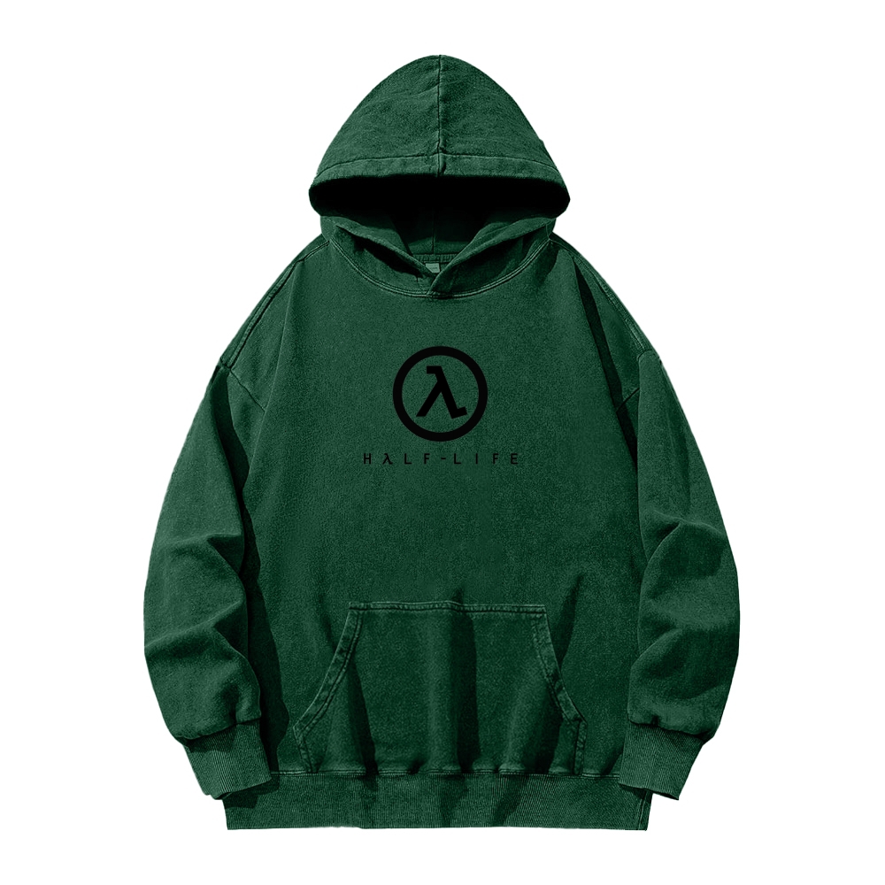 Half Life Unisex Washed Hoodie 2601017487