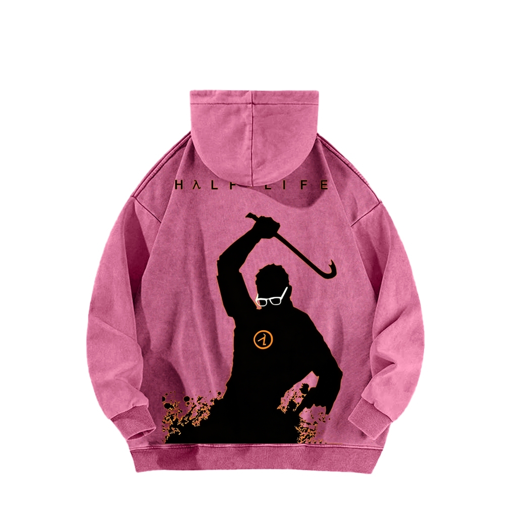 Half Life Unisex Washed Hoodie 2601017487