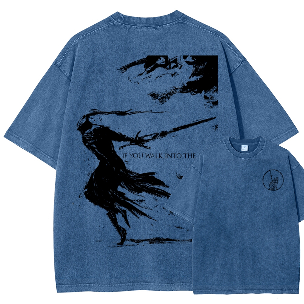 Dark Souls Unisex Fit Washed T-Shirt 2601017838
