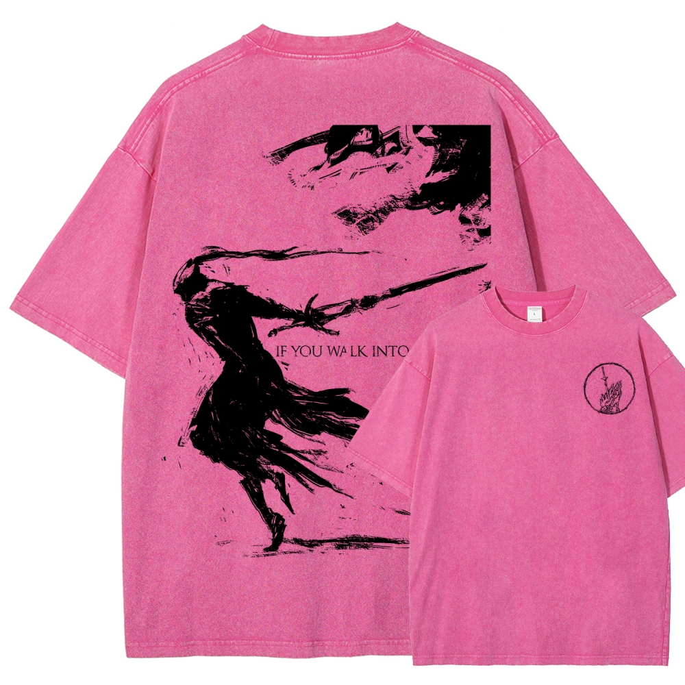 Dark Souls Unisex Fit Washed T-Shirt 2601017838