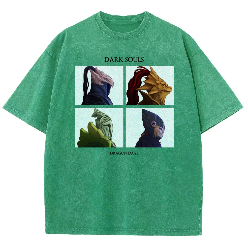 Dark Souls Unisex Fit Washed T-Shirt 2601017869