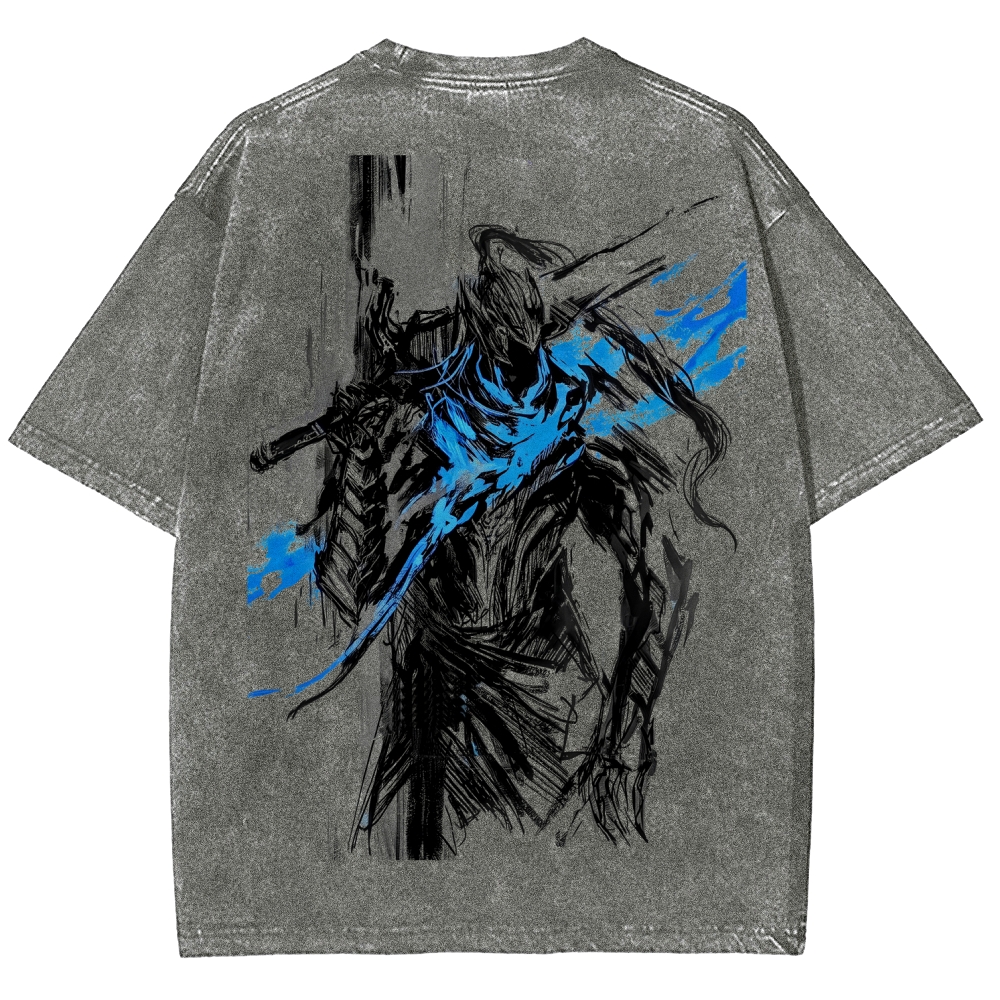 Dark Souls Unisex Fit Washed T-Shirt 2601017889