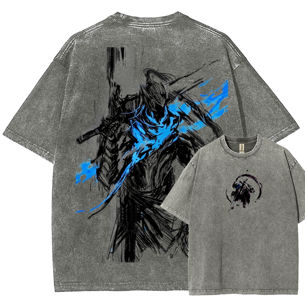 Dark Souls Unisex Fit Washed T-Shirt 2601017889
