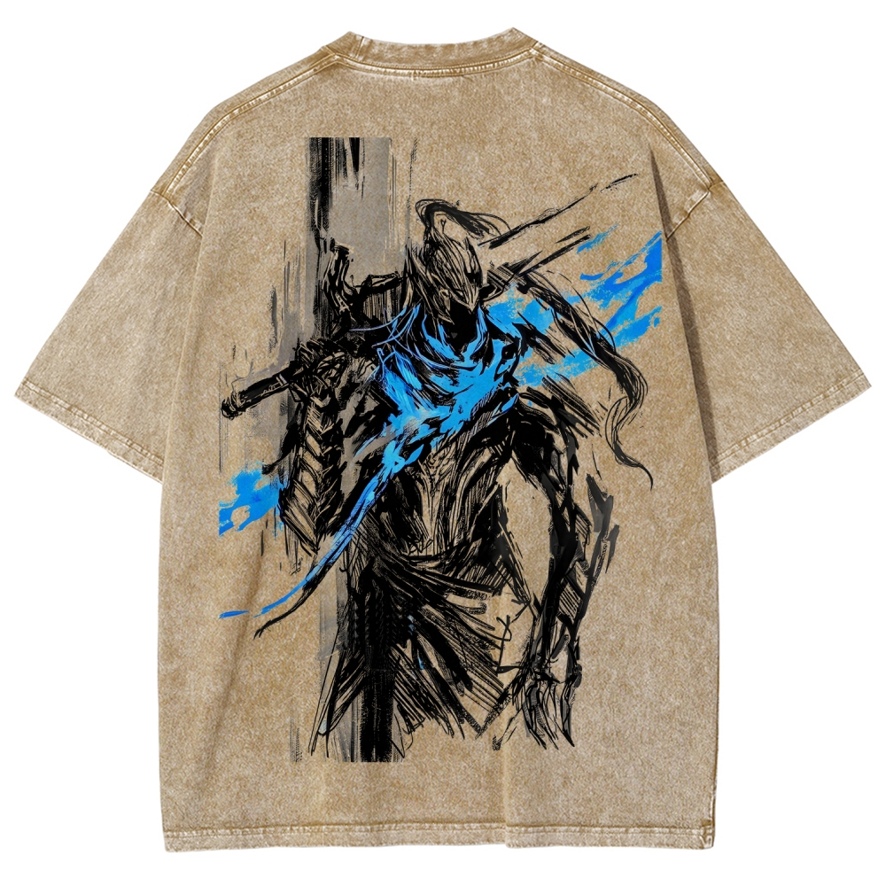 Dark Souls Unisex Fit Washed T-Shirt 2601017889