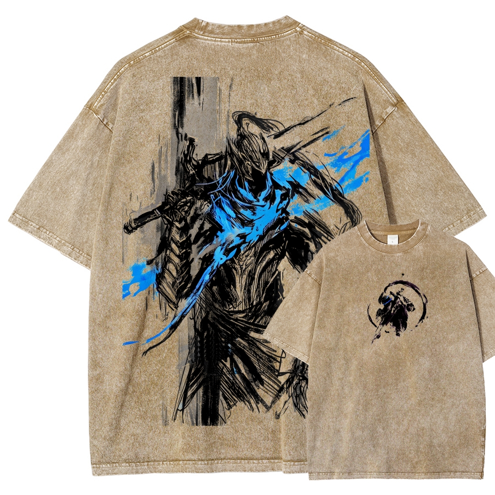 Dark Souls Unisex Fit Washed T-Shirt 2601017889