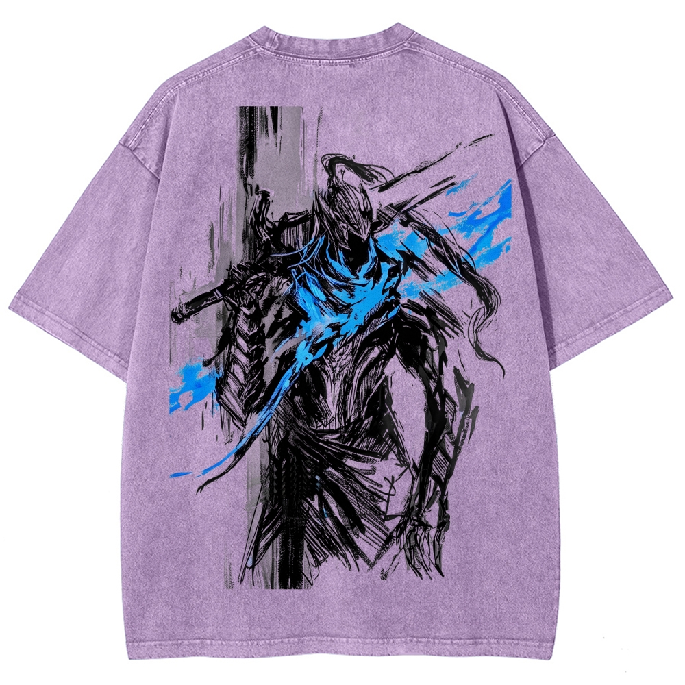 Dark Souls Unisex Fit Washed T-Shirt 2601017889