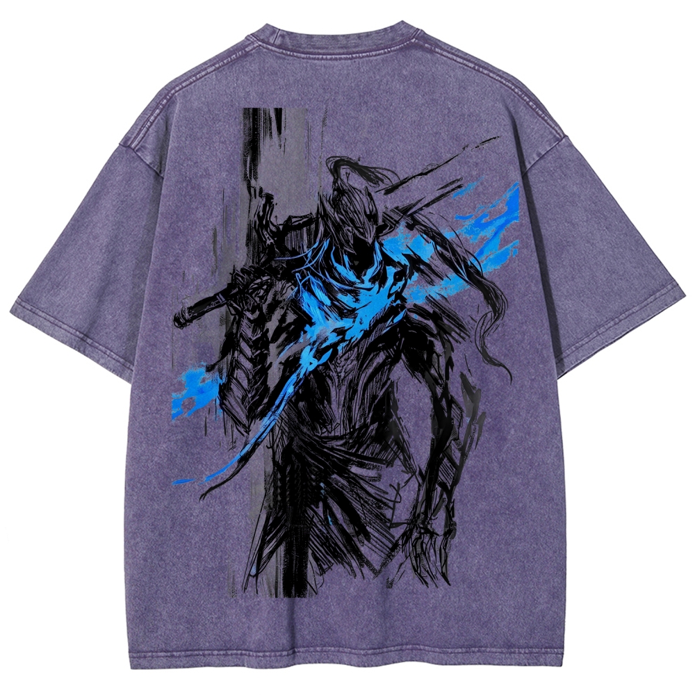 Dark Souls Unisex Fit Washed T-Shirt 2601017889