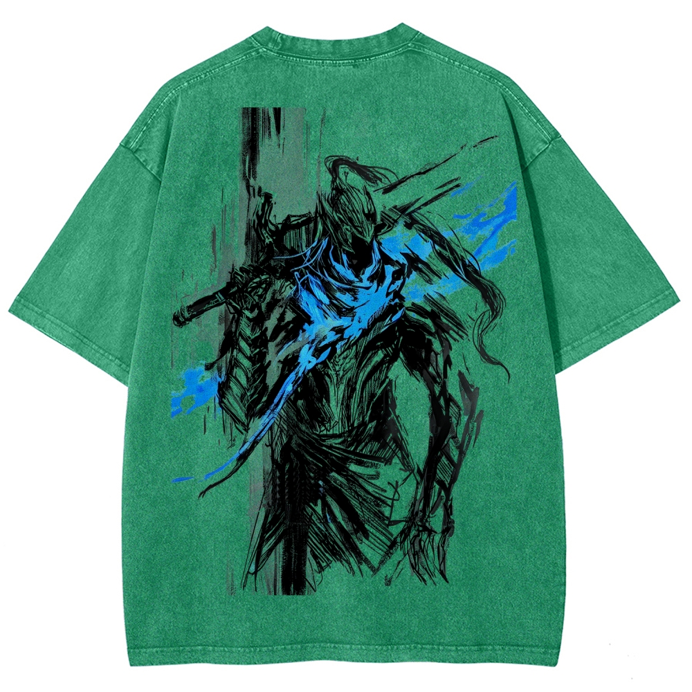 Dark Souls Unisex Fit Washed T-Shirt 2601017889