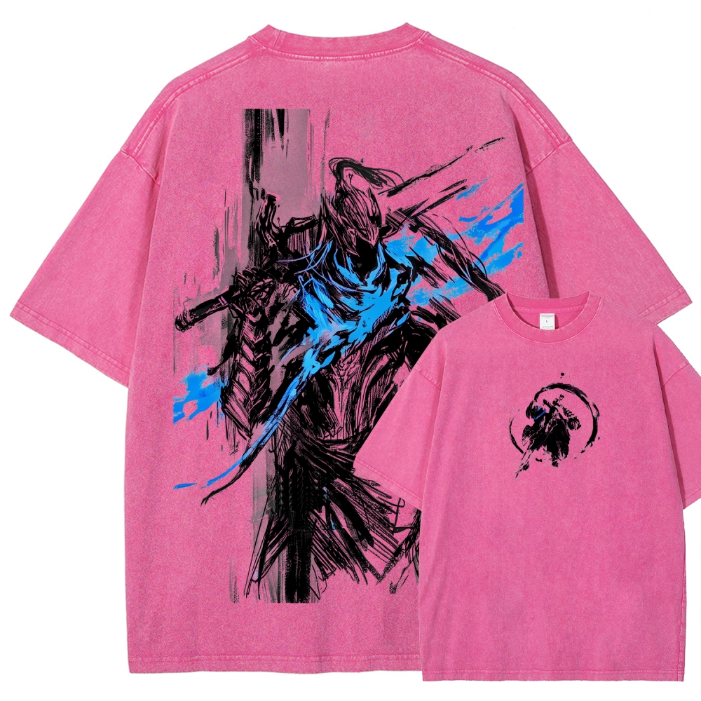 Dark Souls Unisex Fit Washed T-Shirt 2601017889