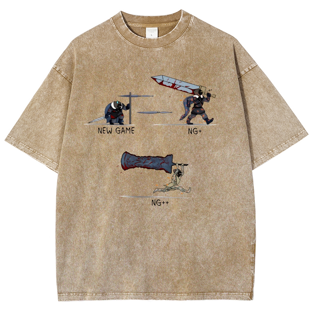 Dark Souls Unisex Fit Washed T-Shirt 2601017902