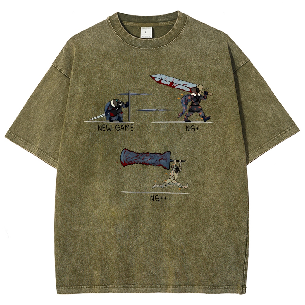 Dark Souls Unisex Fit Washed T-Shirt 2601017902