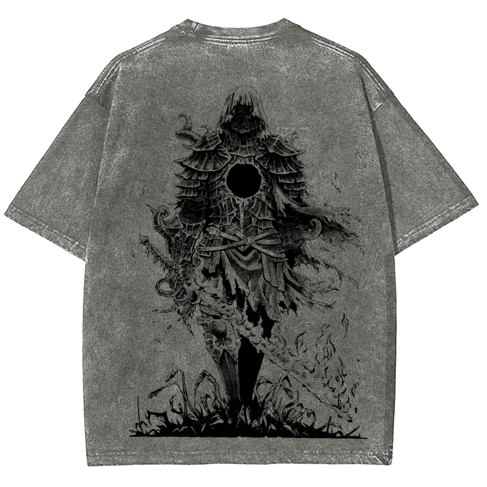 Dark Souls Unisex Fit Washed T-Shirt 2601017958