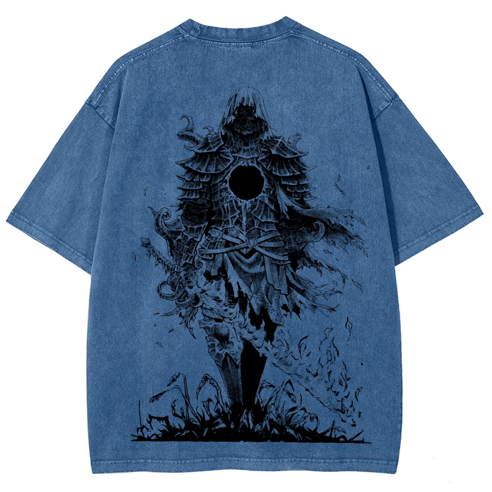 Dark Souls Unisex Fit Washed T-Shirt 2601017958