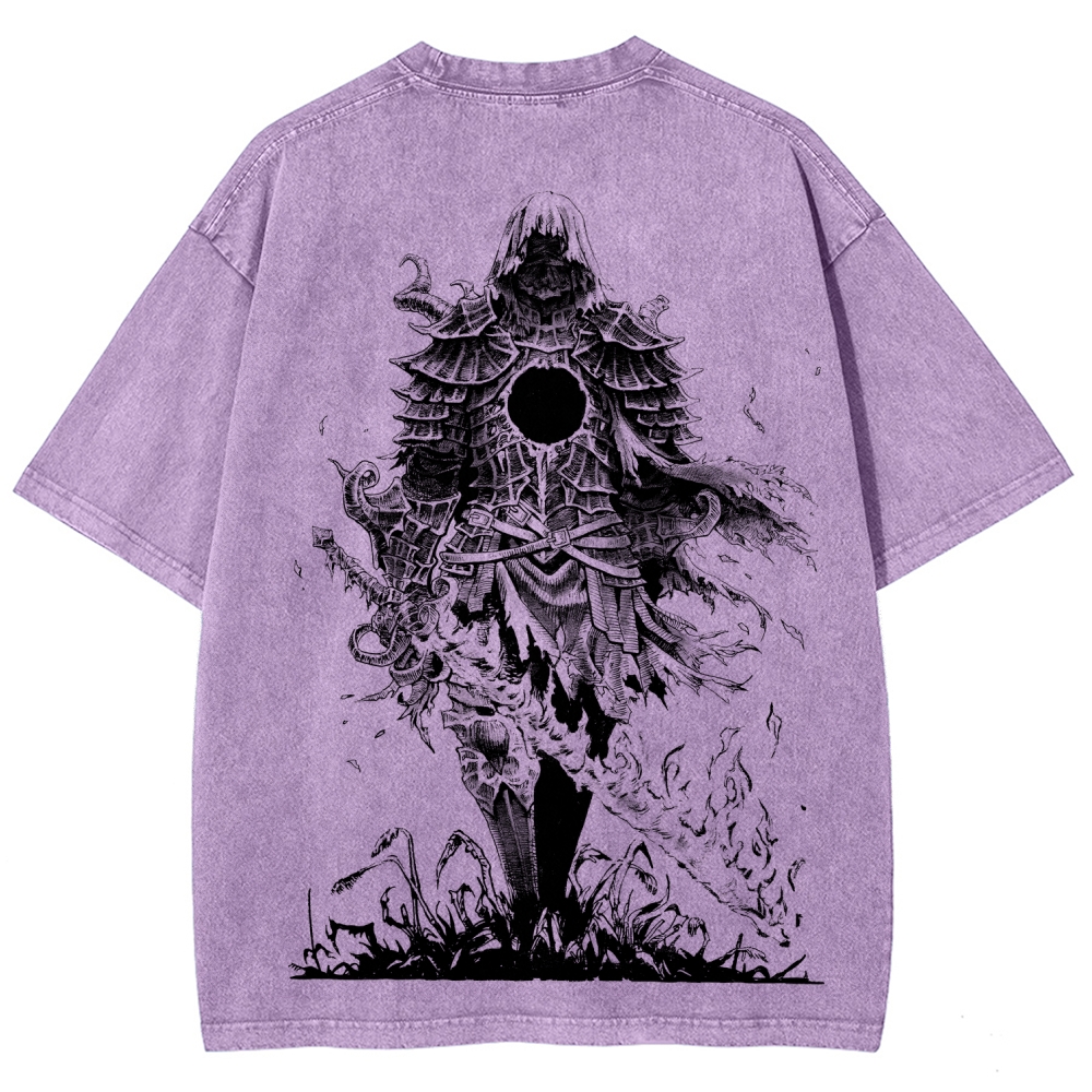 Dark Souls Unisex Fit Washed T-Shirt 2601017958