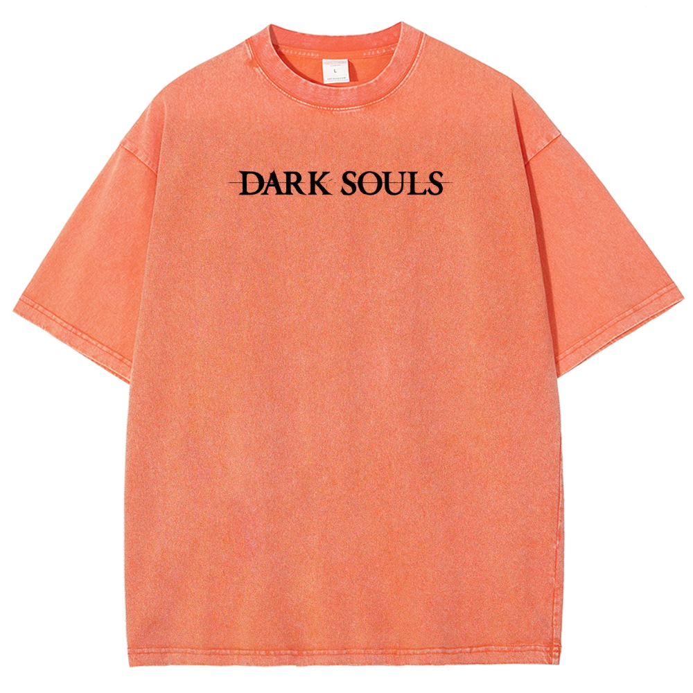 Dark Souls Unisex Fit Washed T-Shirt 2601017958