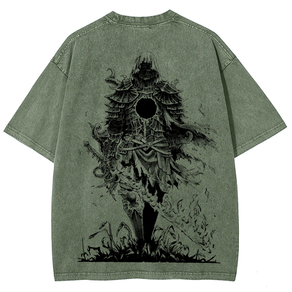 Dark Souls Unisex Fit Washed T-Shirt 2601017958