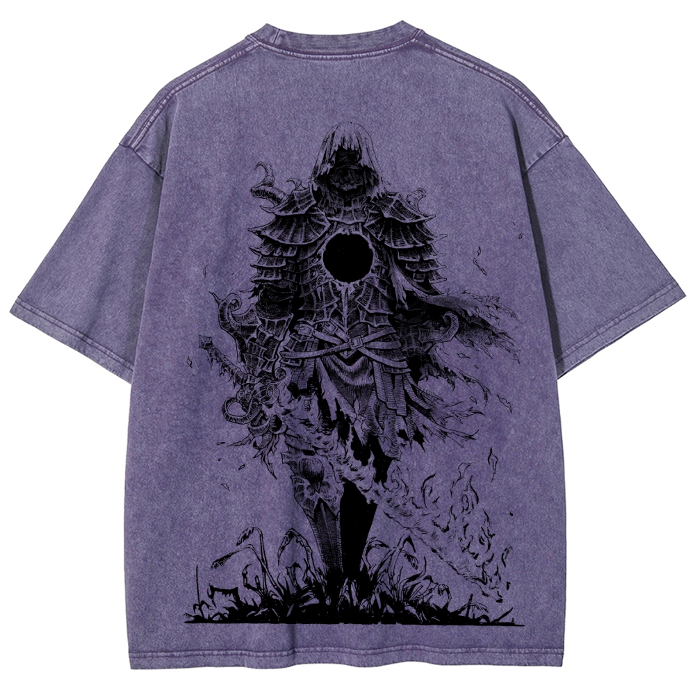 Dark Souls Unisex Fit Washed T-Shirt 2601017958