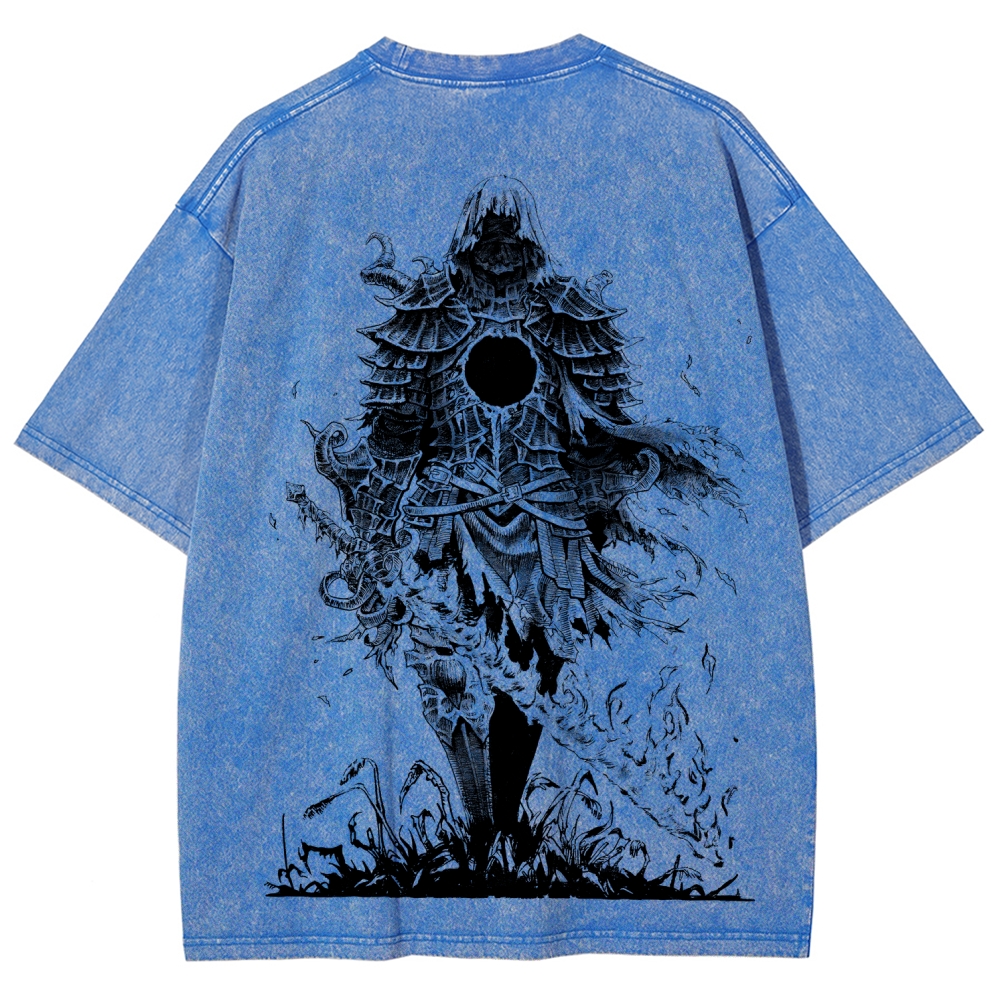 Dark Souls Unisex Fit Washed T-Shirt 2601017958