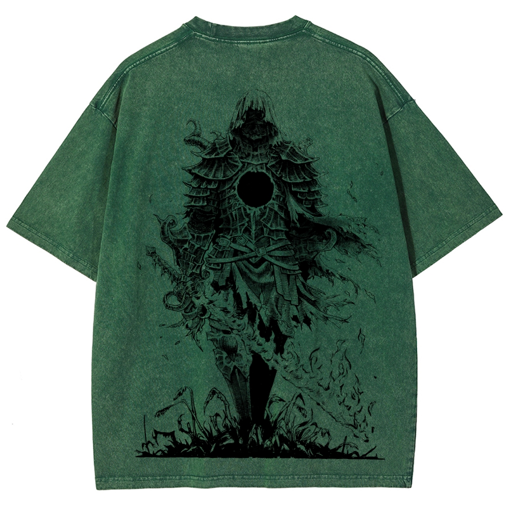 Dark Souls Unisex Fit Washed T-Shirt 2601017958