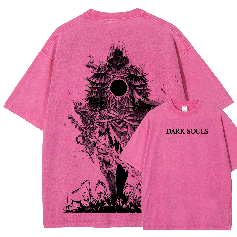 Dark Souls Unisex Fit Washed T-Shirt 2601017958