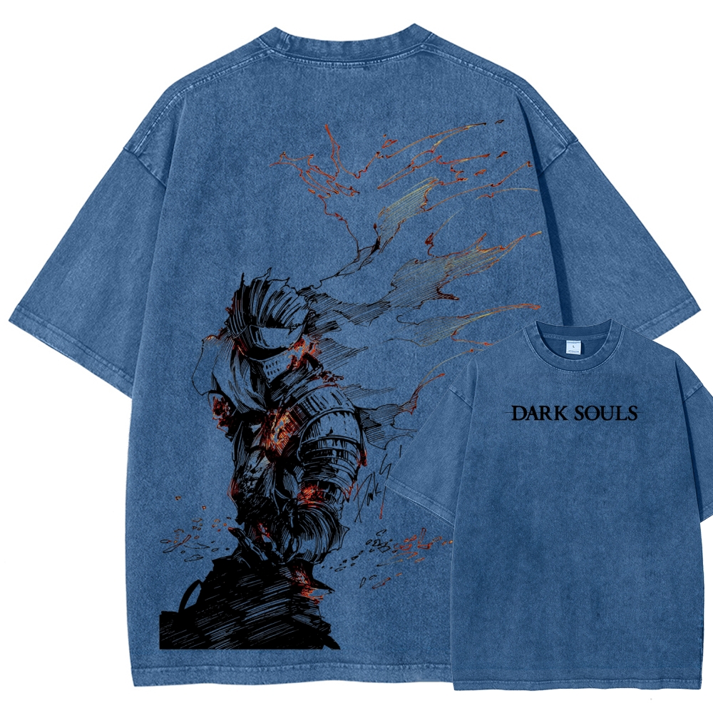 Dark Souls Unisex Fit Washed T-Shirt 2601017980
