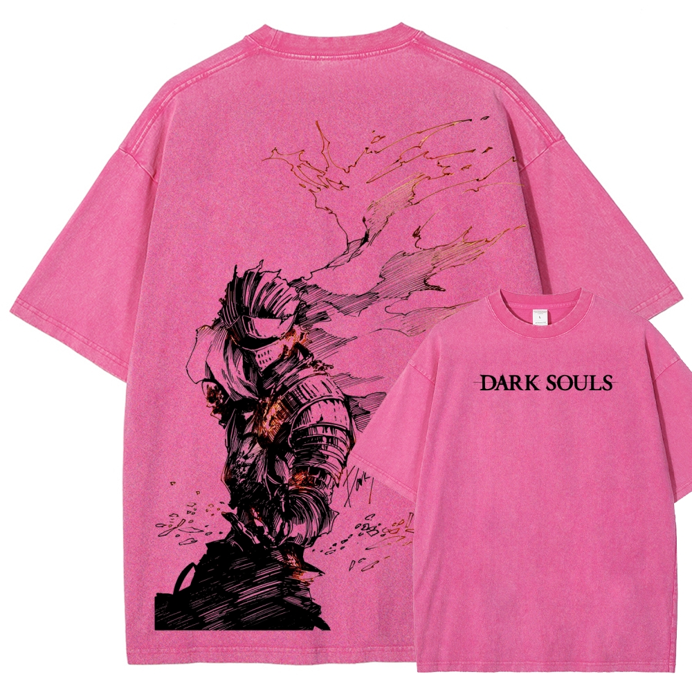 Dark Souls Unisex Fit Washed T-Shirt 2601017980
