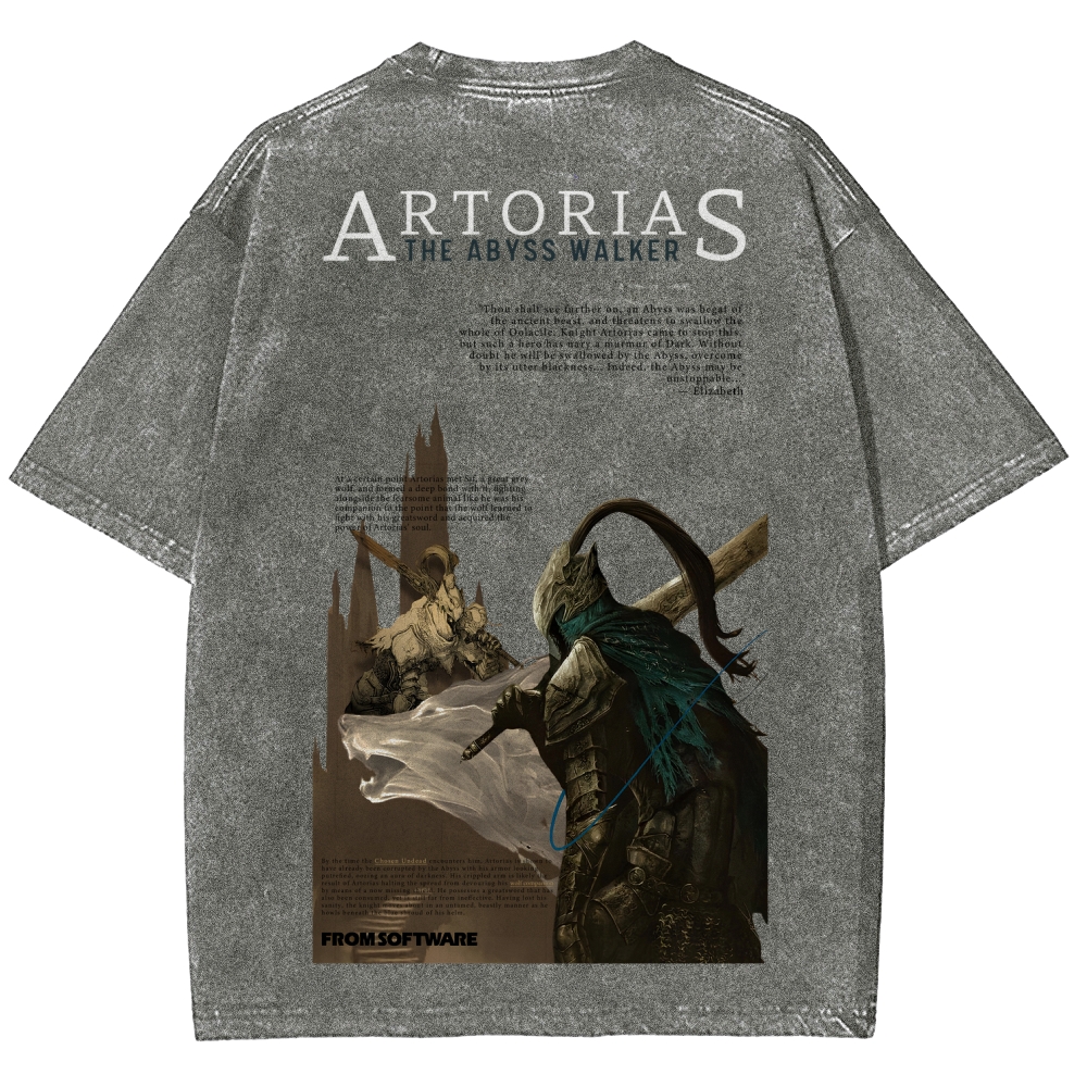 Dark Souls Unisex Fit Washed T-Shirt 2601018004