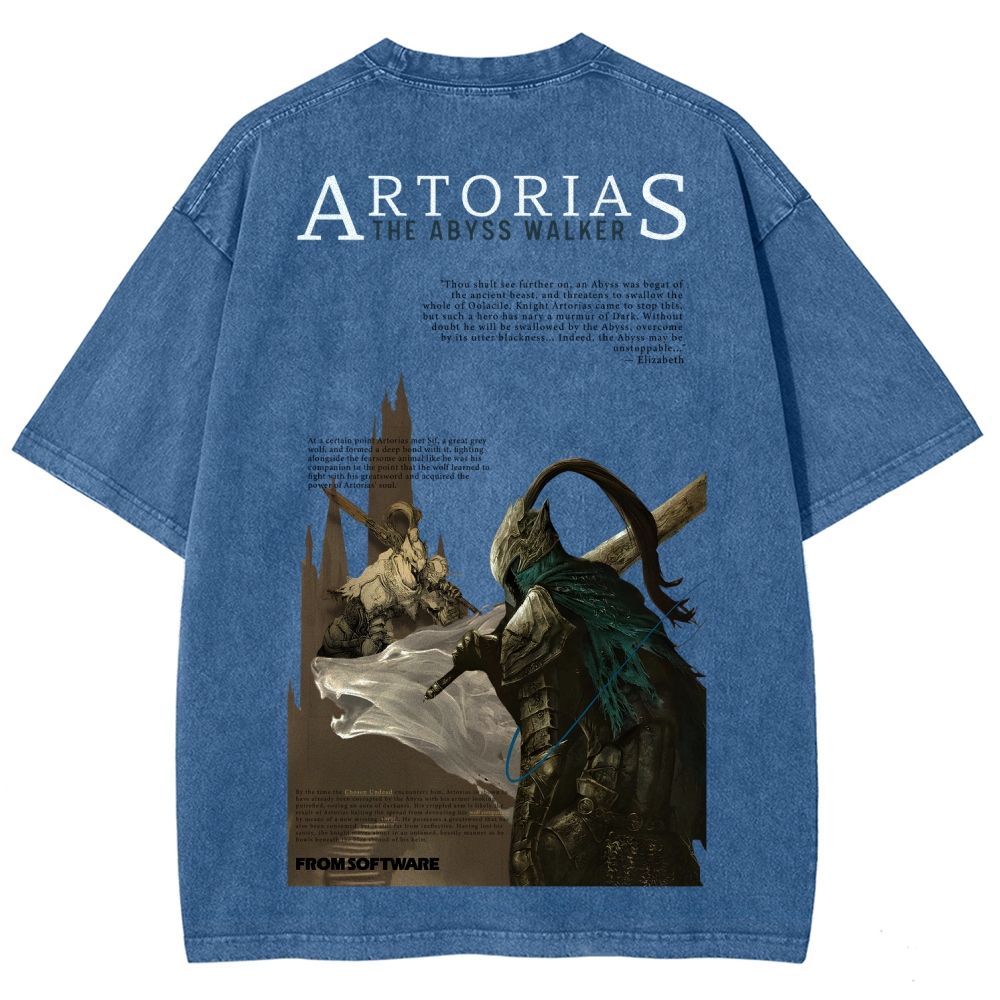 Dark Souls Unisex Fit Washed T-Shirt 2601018004