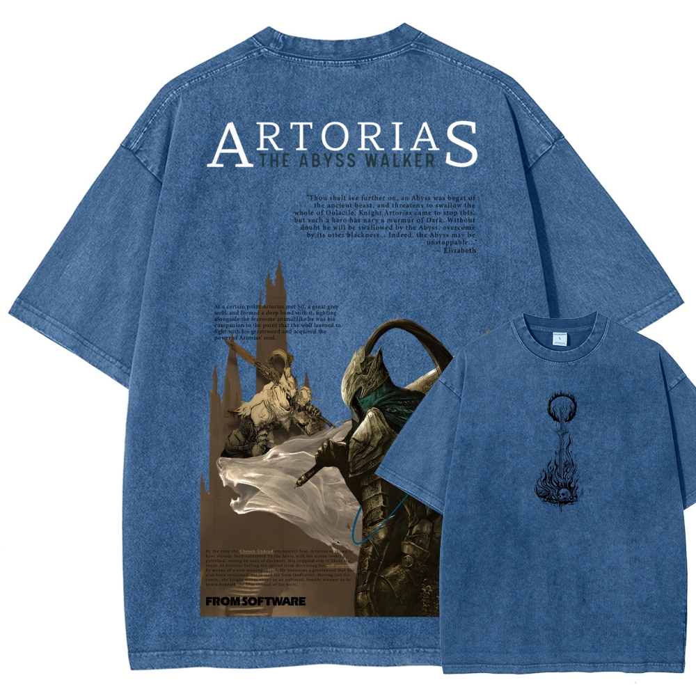 Dark Souls Unisex Fit Washed T-Shirt 2601018004