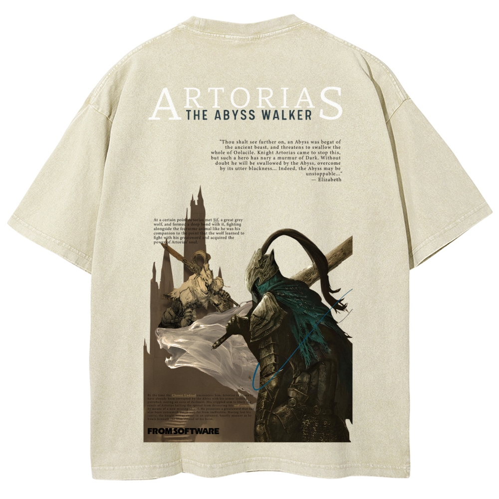Dark Souls Unisex Fit Washed T-Shirt 2601018004