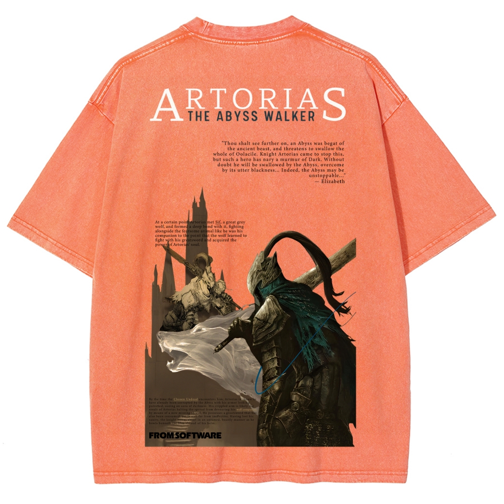 Dark Souls Unisex Fit Washed T-Shirt 2601018004