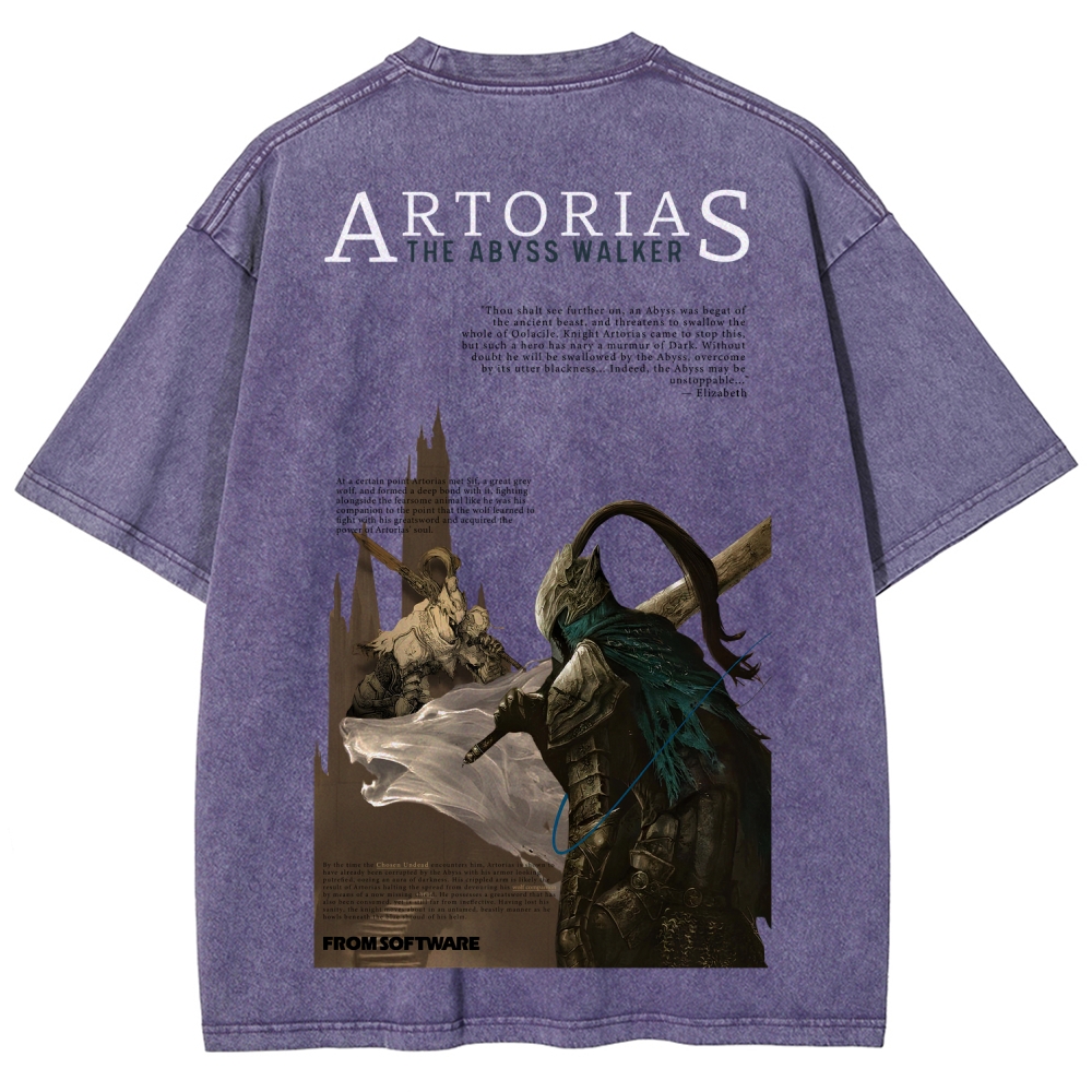 Dark Souls Unisex Fit Washed T-Shirt 2601018004