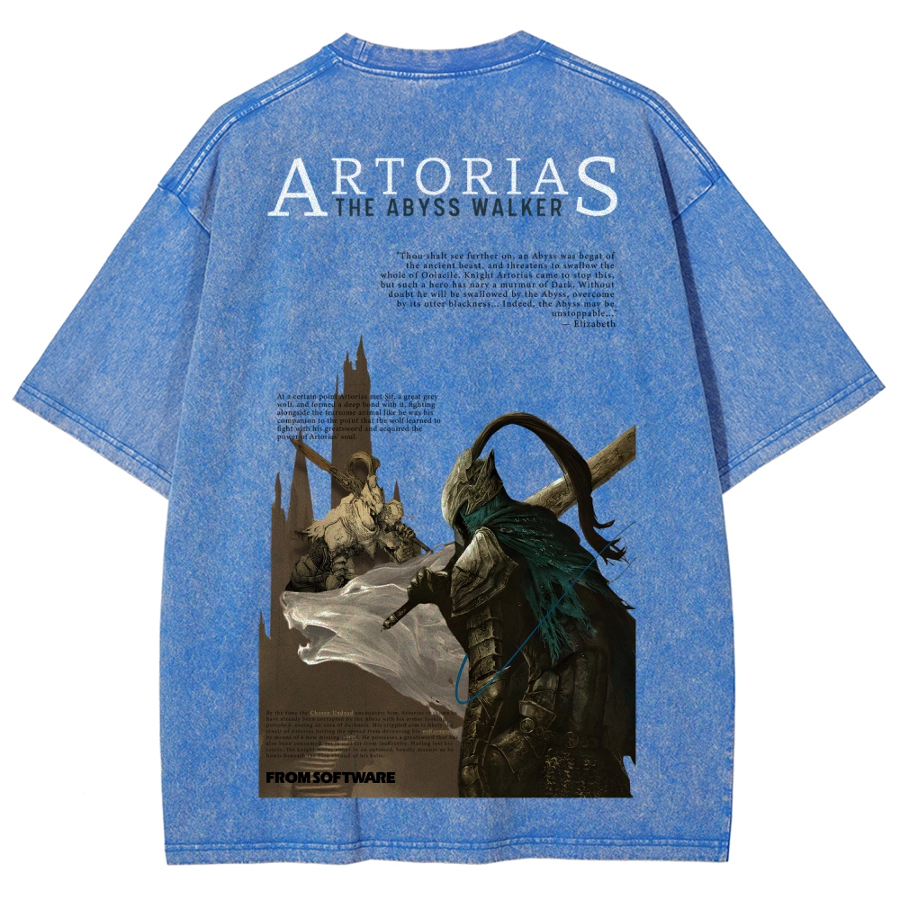 Dark Souls Unisex Fit Washed T-Shirt 2601018004