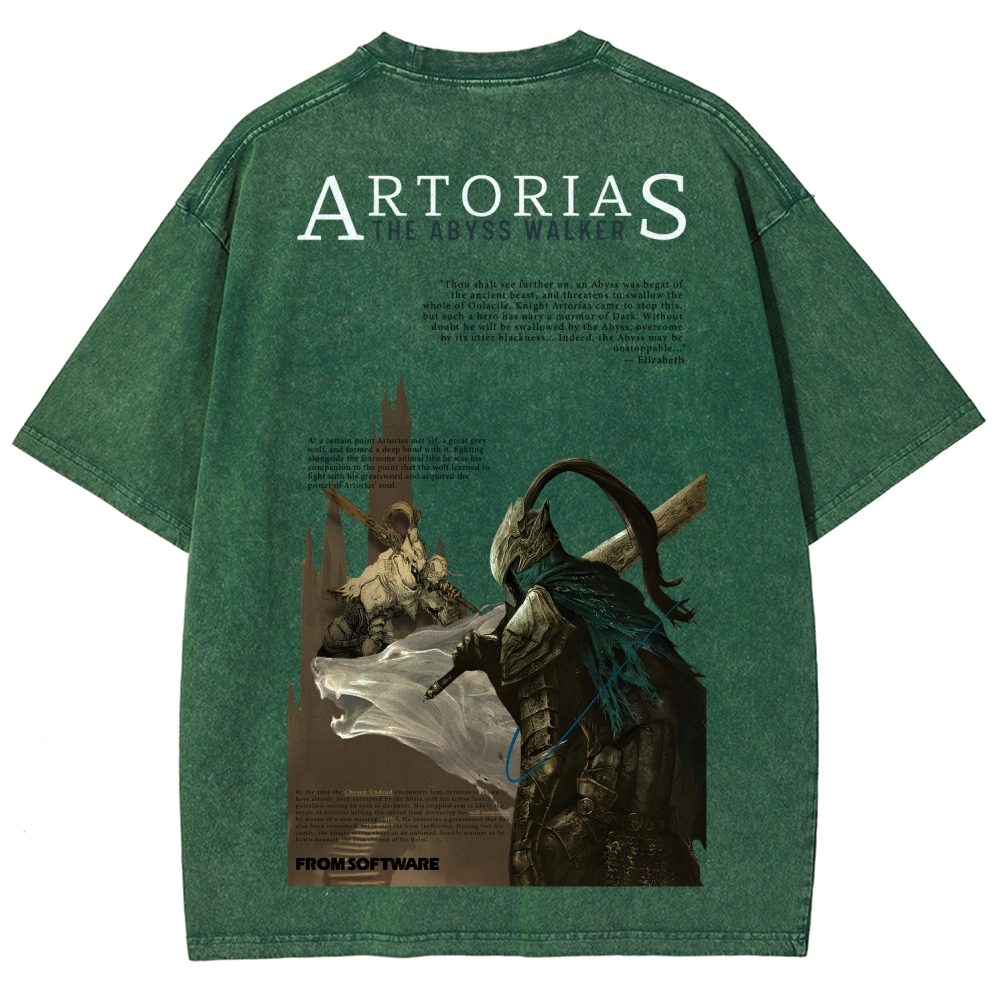 Dark Souls Unisex Fit Washed T-Shirt 2601018004