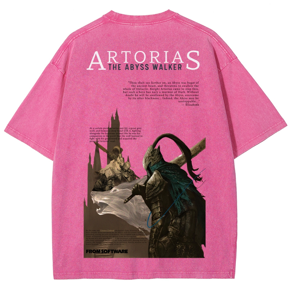 Dark Souls Unisex Fit Washed T-Shirt 2601018004