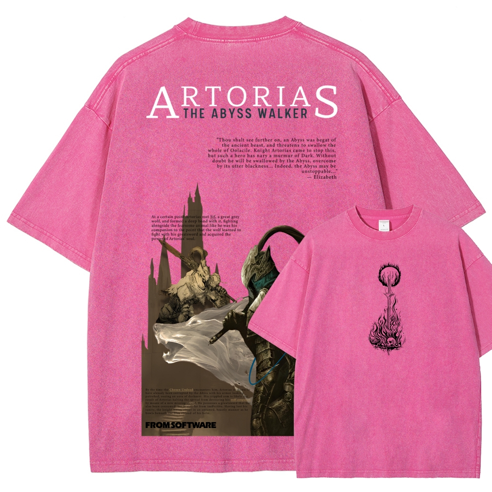 Dark Souls Unisex Fit Washed T-Shirt 2601018004