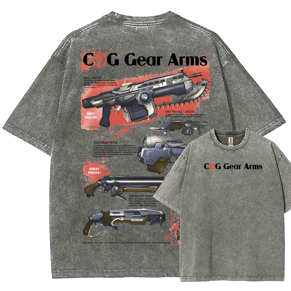 Gears of War Unisex Fit Washed T-Shirt 2601018206