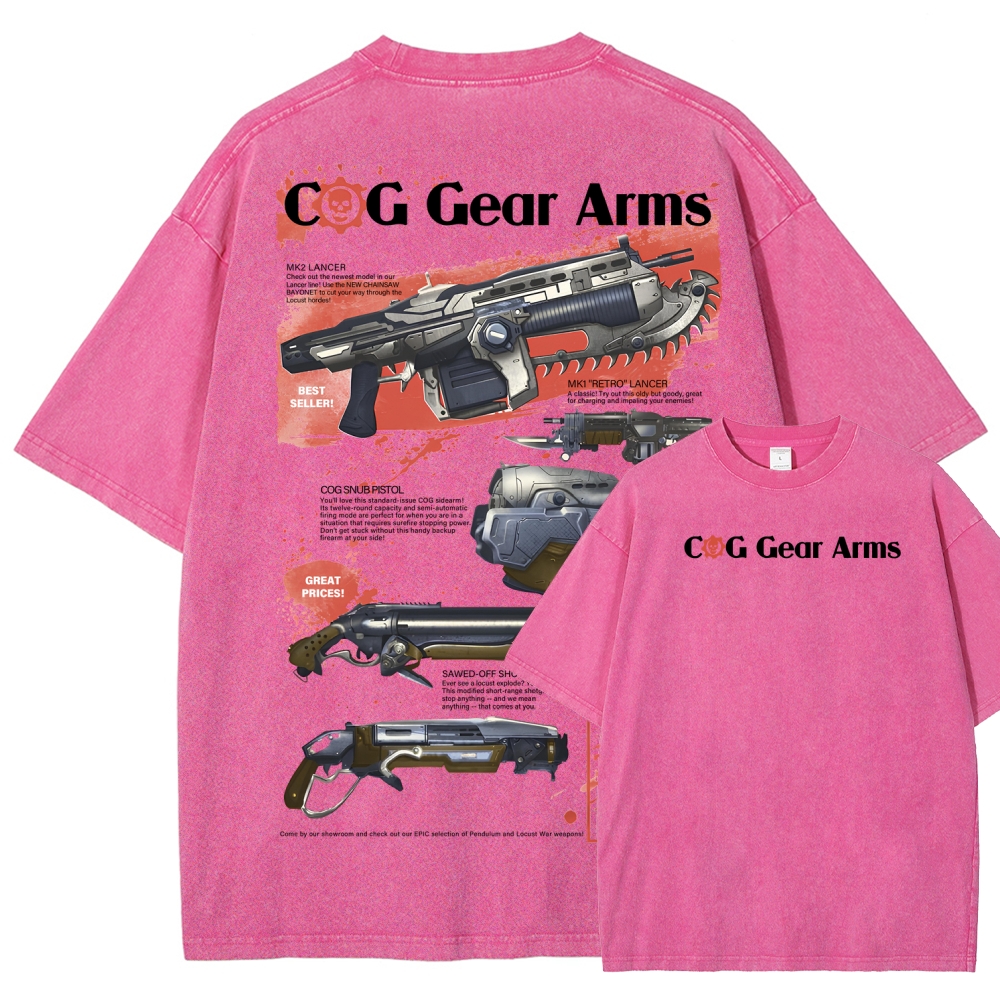 Gears of War Unisex Fit Washed T-Shirt 2601018206