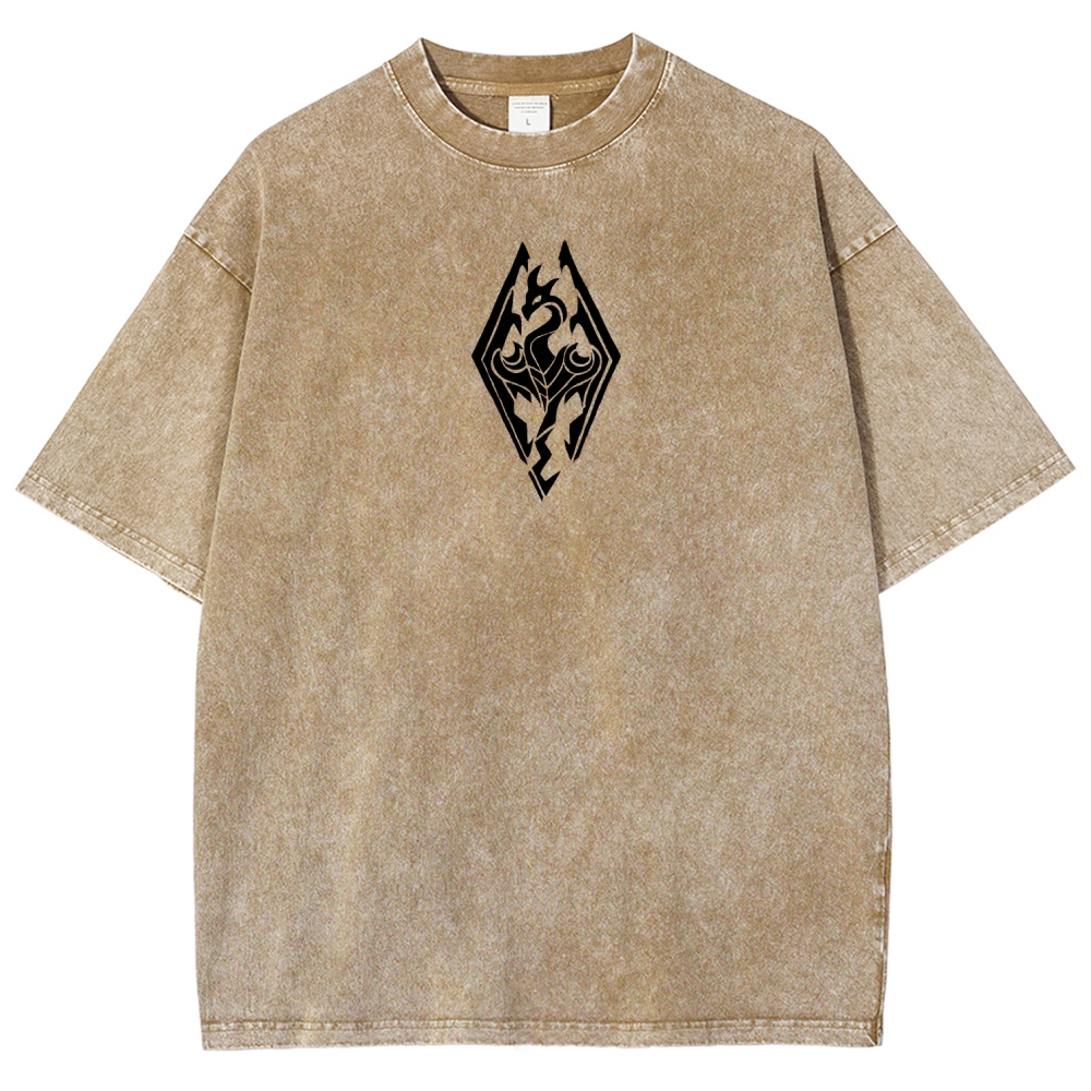 The Elder Scrolls Unisex Fit Washed T-Shirt 2602000574