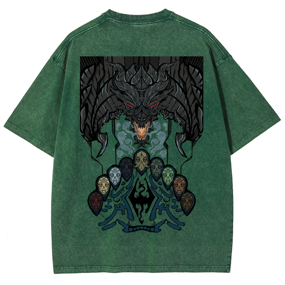 The Elder Scrolls Unisex Fit Washed T-Shirt 2602000574