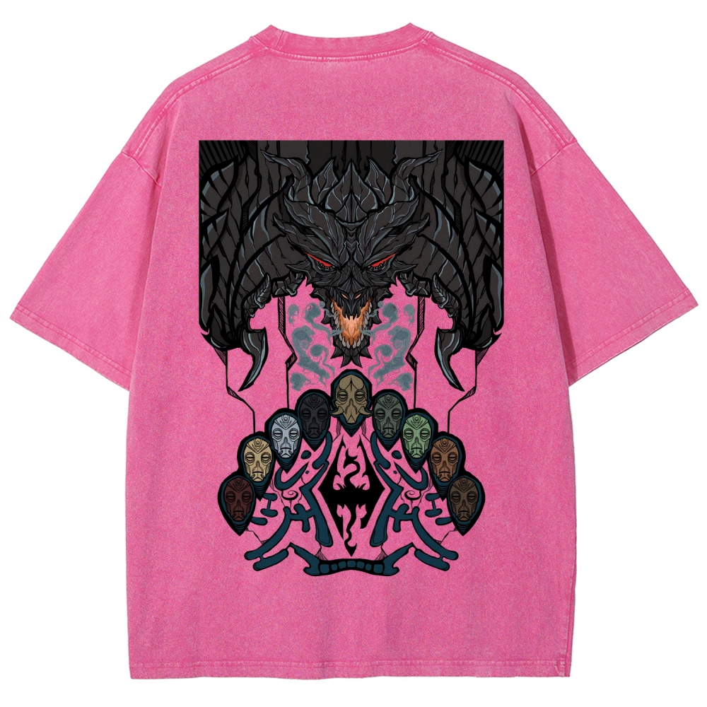 The Elder Scrolls Unisex Fit Washed T-Shirt 2602000574