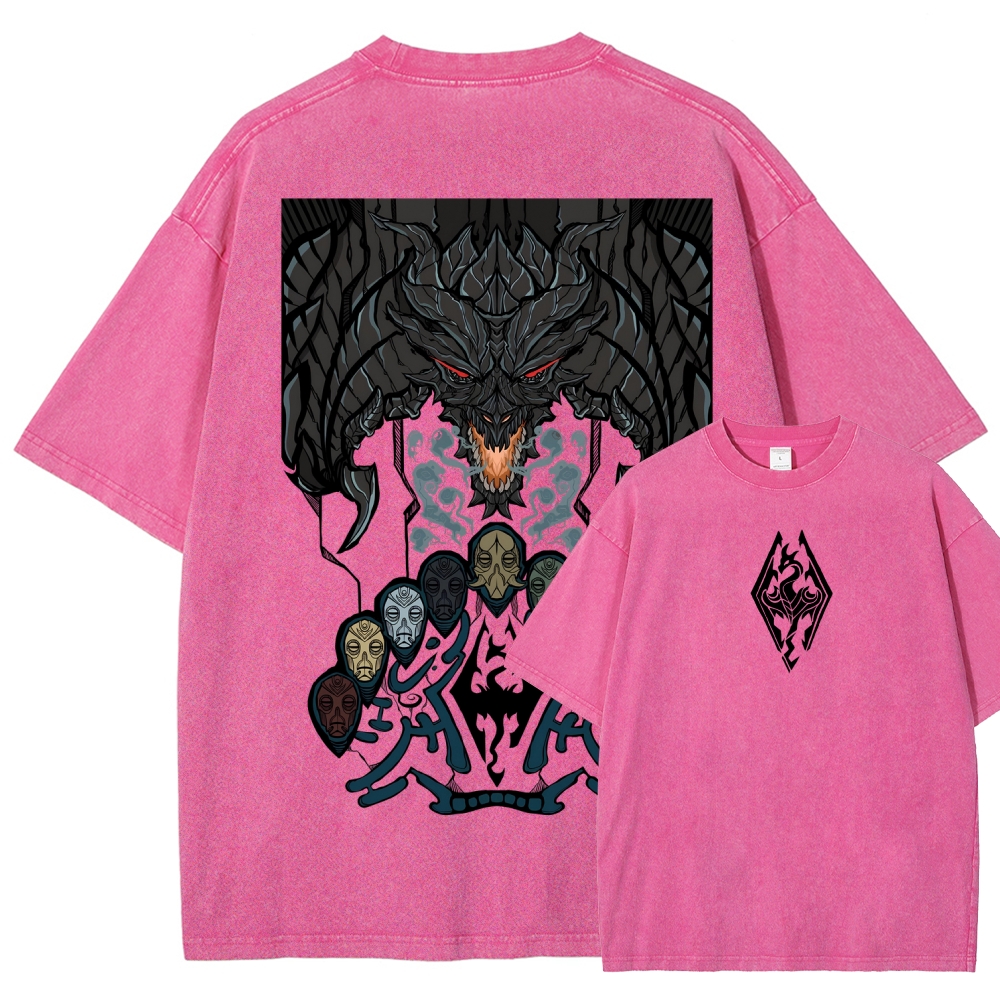 The Elder Scrolls Unisex Fit Washed T-Shirt 2602000574